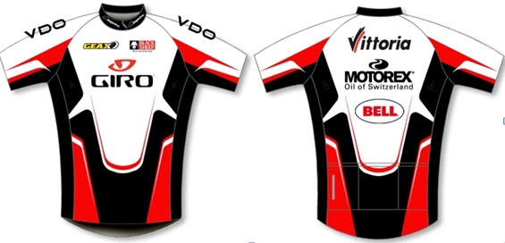 חולצת רכיבה GIRO PRO  RED/WHT