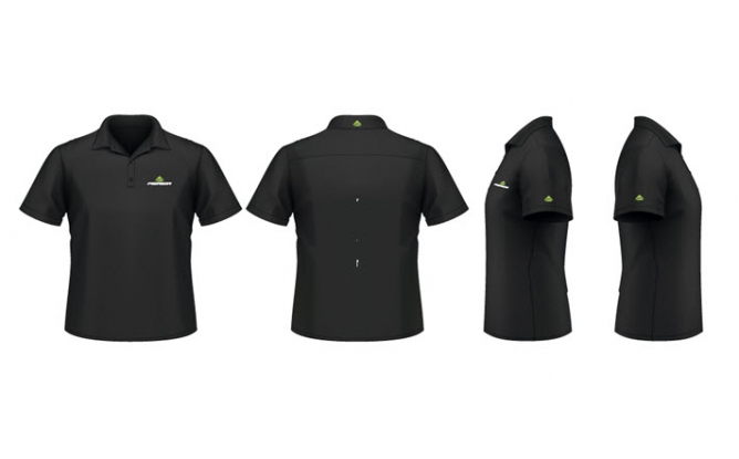 חולצת T צווארון V שחור MERIDA BRAND EDITION