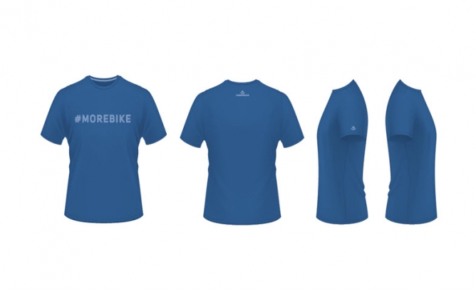 חולצת T כחול MERIDA MORE BIKE
