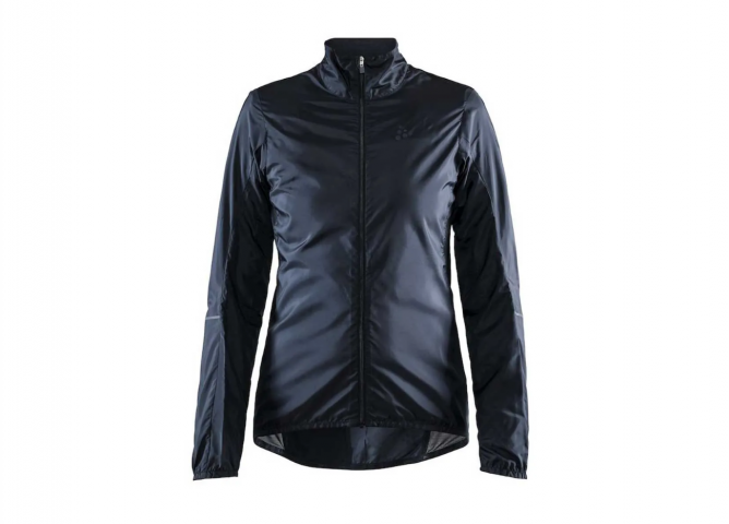 מעיל רכיבה לנשים שחור CRAFT ESSENCE LIGHT WIND