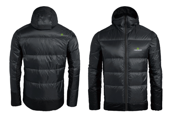 מעיל פוף שחור לחורף MERIDA