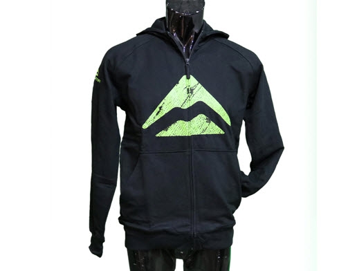 ז'קט קפוצון שחור/ ירוק MERIDA