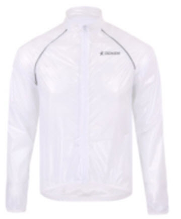 מעיל רכיבה חוסם רוח לבן DONEN