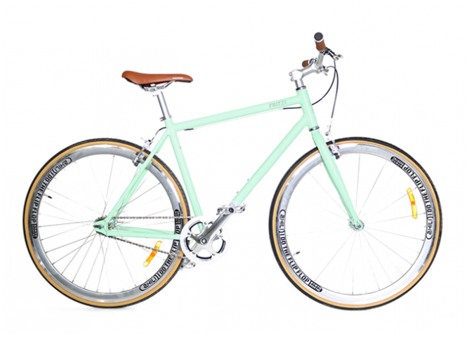 אופני עיר בסטייל רטרו סינגל ספיד / פיקסי  FRITZI - אקווה