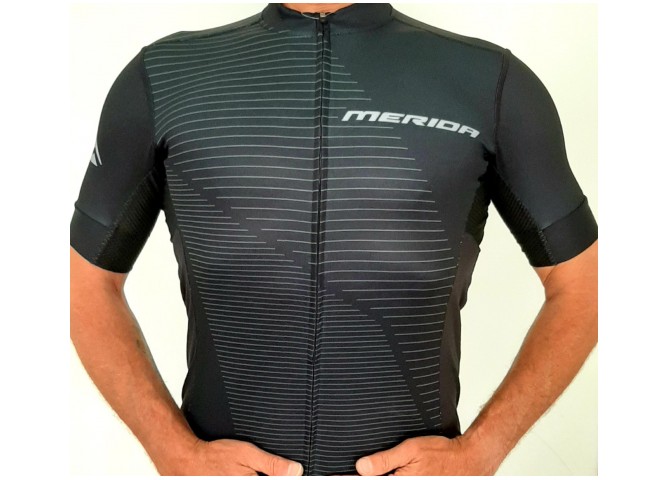 חולצת רכיבה שרוול קצר Merida Black