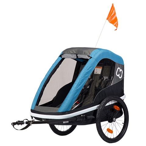 נגרר זוגי לשני ילדים מאלומיניום HAMAX AVENIDA 