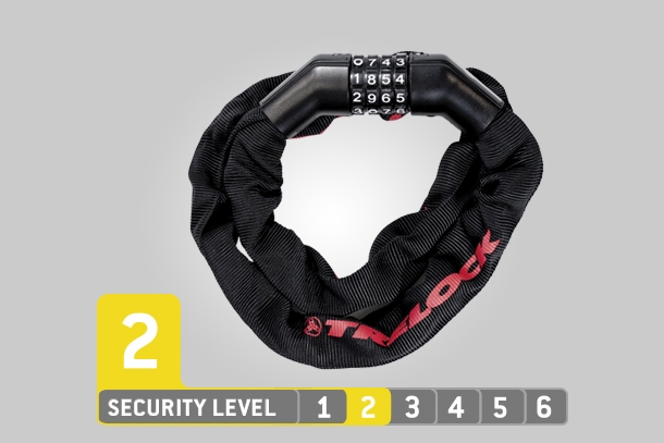 מנעול שרשרת מופעל קוד  TRELOCK BC CODE