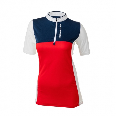 חולצת רכיבה לנשים שרוול קצר RMB DIY NAVY 