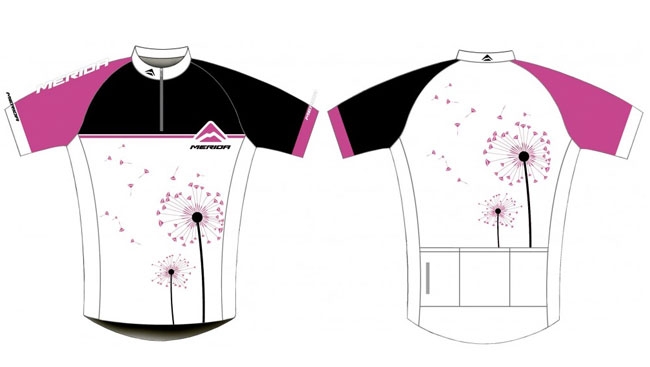 חולצת רכיבה - נשים MERIDA Pink