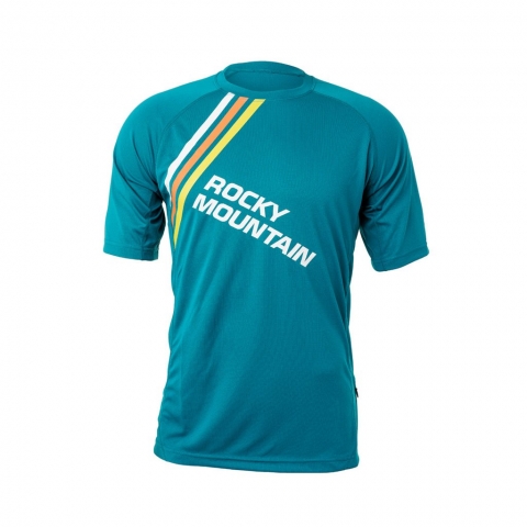 חולצת רכיבה שרוול קצר ROCKY MOUNTAIN  PETROL