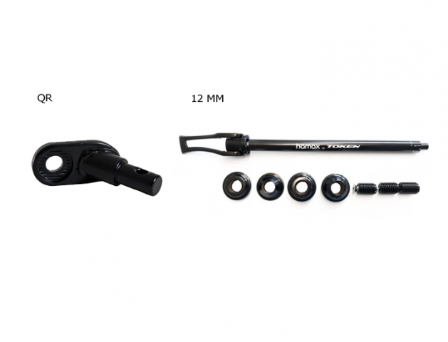 וו גרירה נוסף - שחרור מהיר / ציר 12 מ"מ  לעגלת תינוקות HAMAX OUTBACK