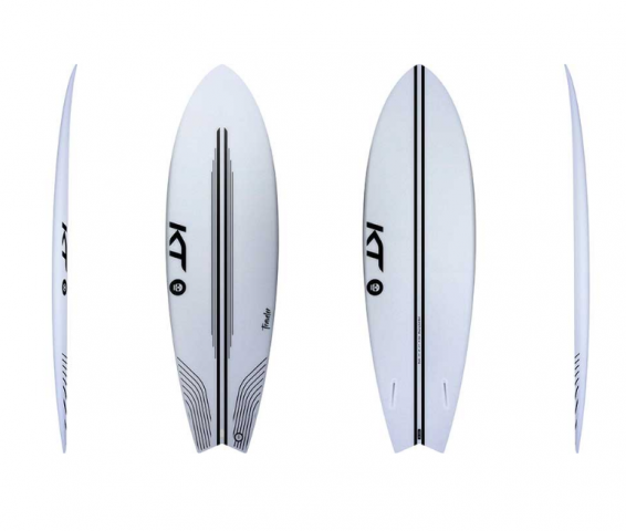 גלשן גלים משומש  KT CUSTOM twin 25.4 PU 5.5 TEAM