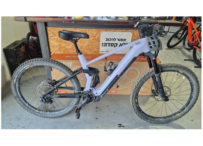 ש"מ הרים חשמלי CUBE STEREO CARBON 23 XL - ספיד אופן 