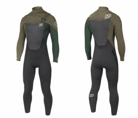 חליפת גלישה מלאה רוכסן קדמי NEILPRYDE RISE 5/4/3